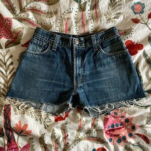 Levi 527 cut-off shorts